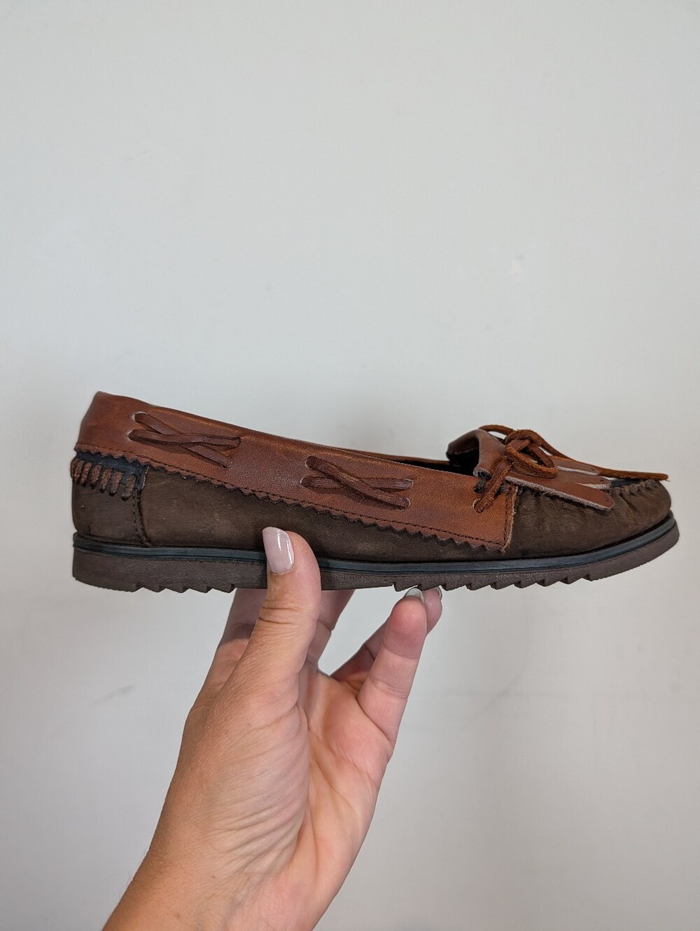 Maine Woods Vintage Leather Loafers, Size 6.5